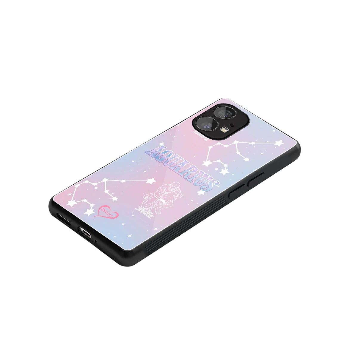 Aquarius Aura stylish phone case for nothing phone 1 | glossy glass and slim fit