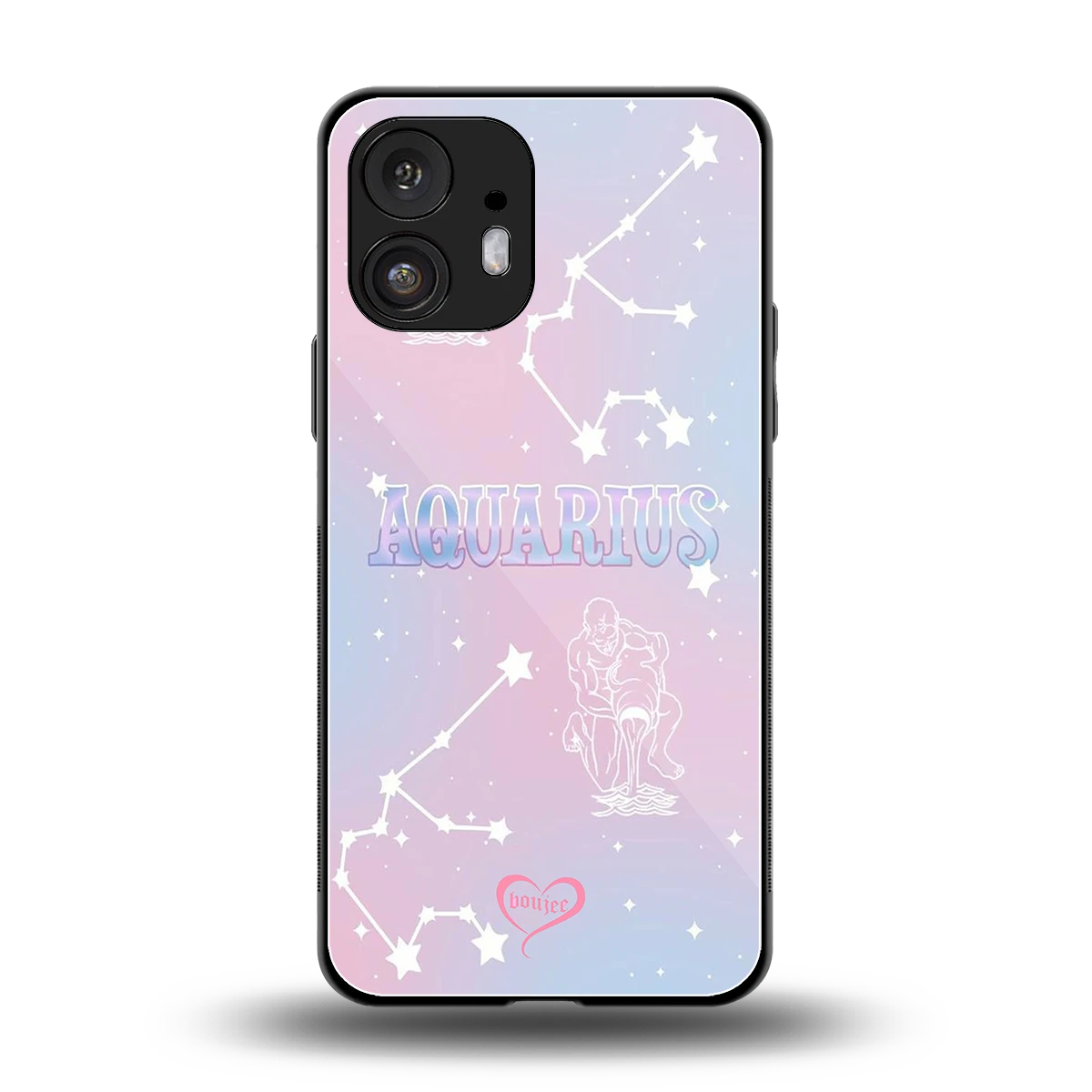 Aquarius Aura back phone cover | glass case for nothing phone 2
