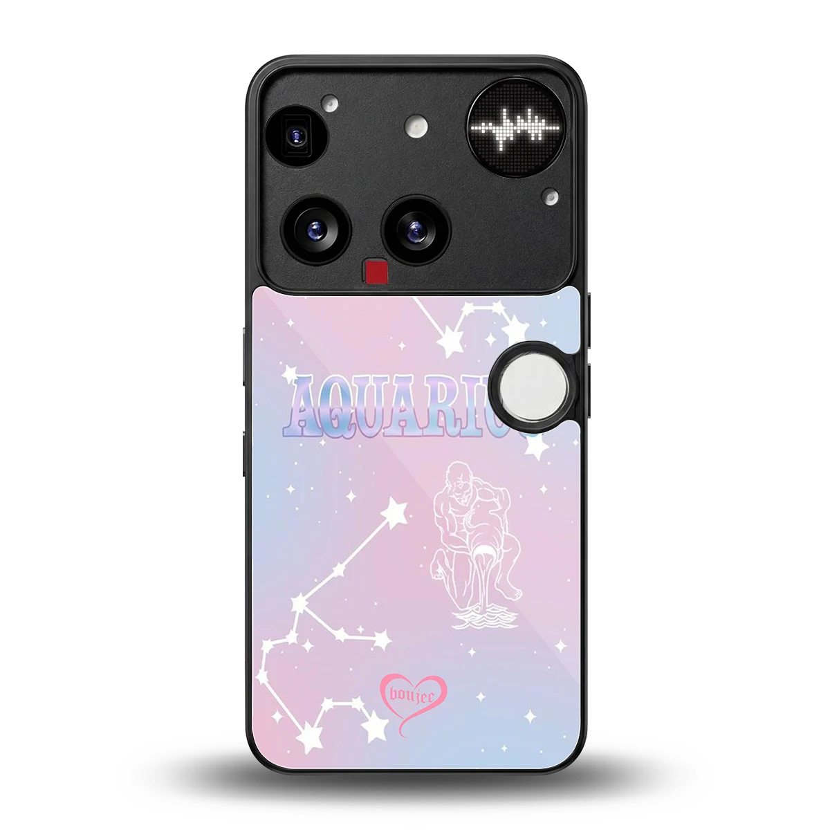 Aquarius Aura back phone cover | glass case for nothing phone 3