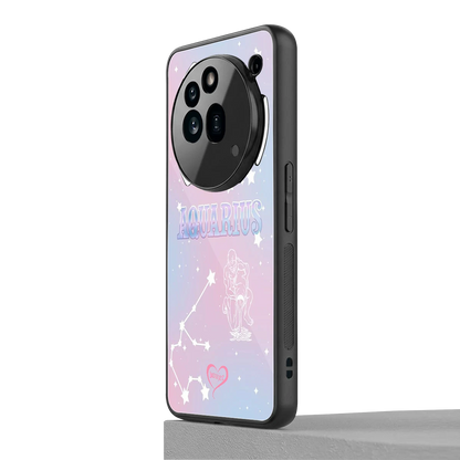 Aquarius Aura nothing phone 3a pro mobile cover | shockproof glass phone case