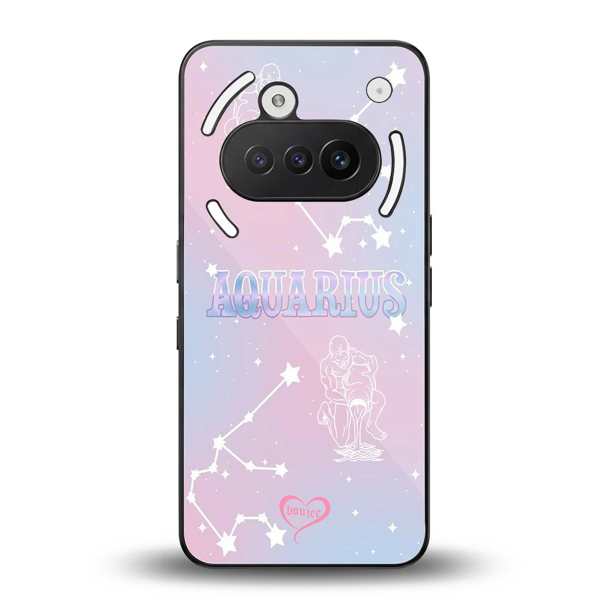 Aquarius Aura back phone cover | glass case for nothing phone 3a