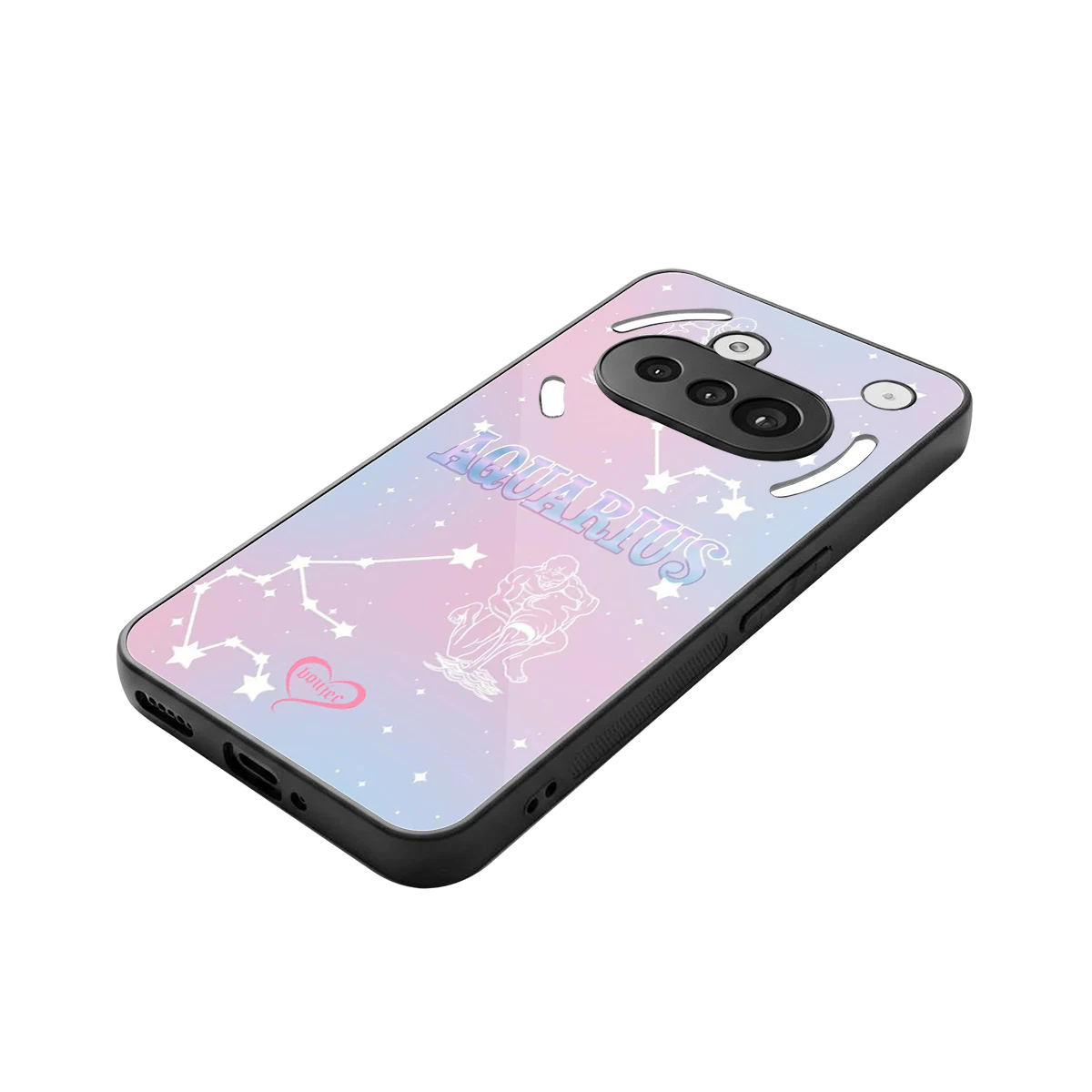 Aquarius Aura stylish phone case for nothing phone 3a | glossy glass and slim fit