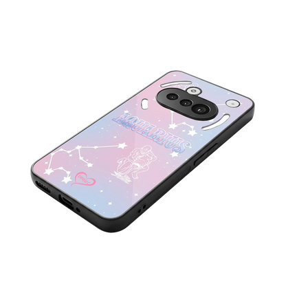 Aquarius Aura stylish phone case for nothing phone 3a | glossy glass and slim fit