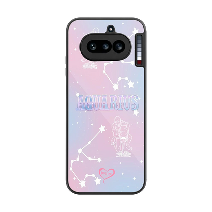 Aquarius Aura back phone cover | glass case for nothing phone 4a