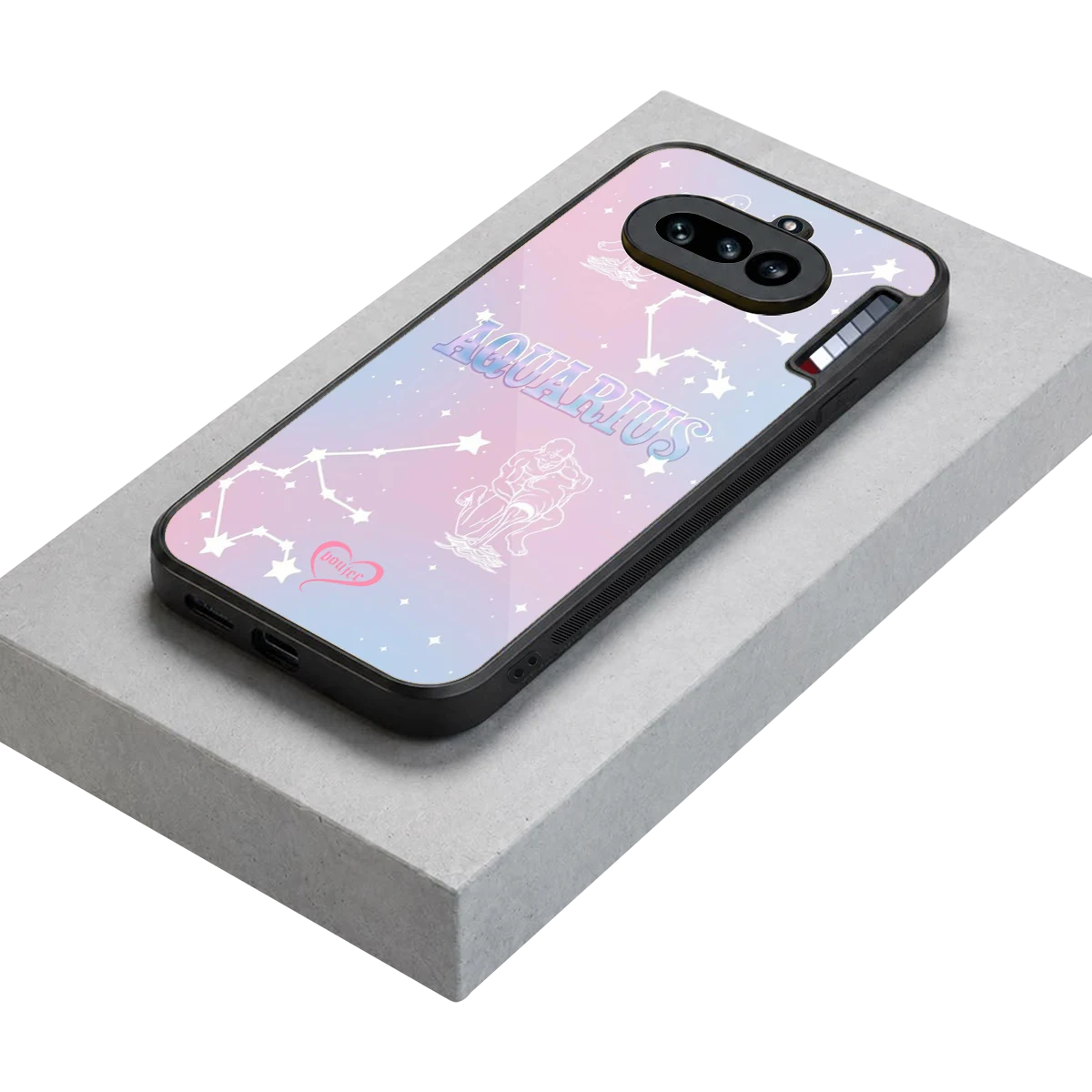 Aquarius Aura stylish phone case for nothing phone 4a | glossy glass and slim fit