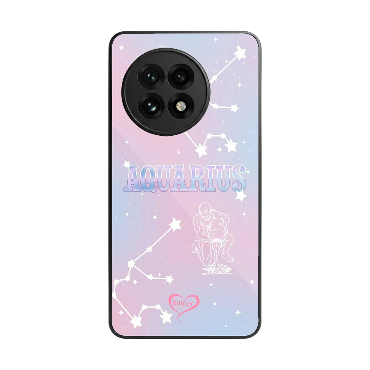 Aquarius Aura back phone cover | glass case for oneplus 13r