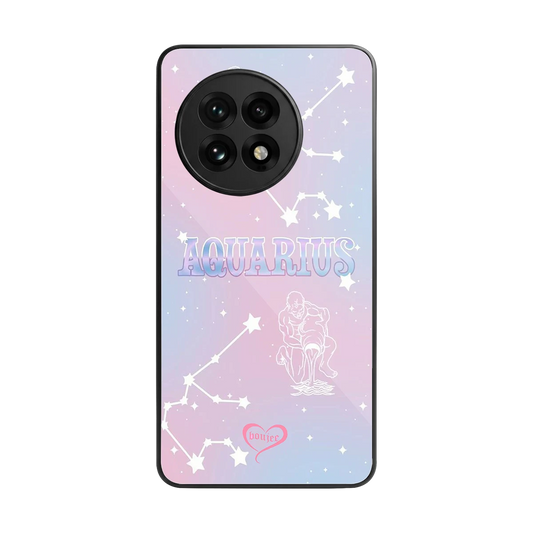 Aquarius Aura back phone cover | glass case for oneplus 13r