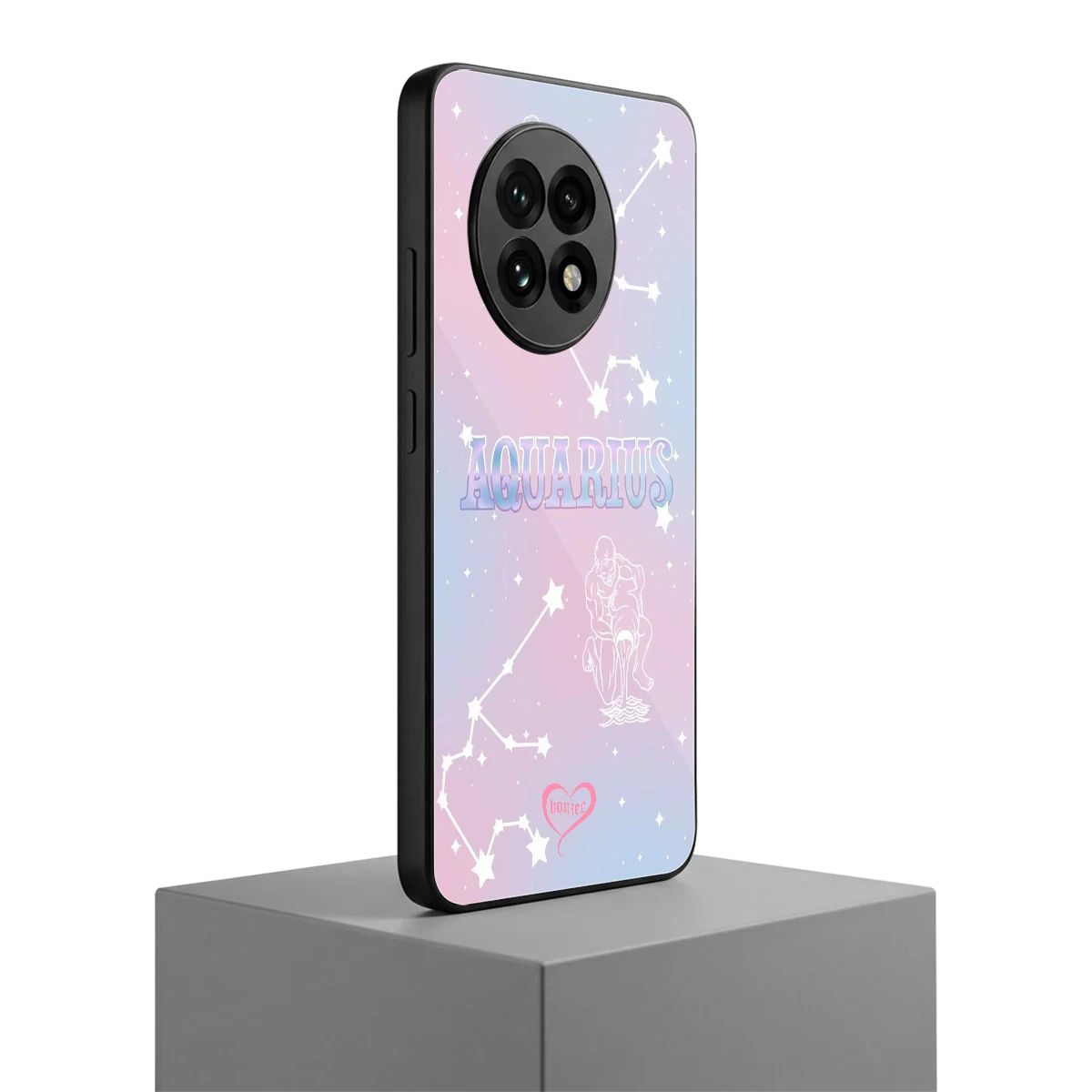 Aquarius Aura oneplus 13r mobile cover | shockproof glass phone case
