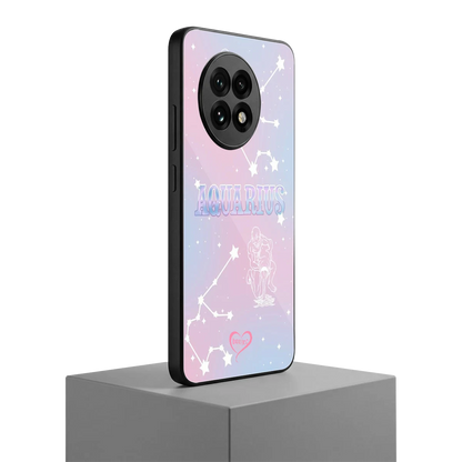 Aquarius Aura oneplus 13r mobile cover | shockproof glass phone case
