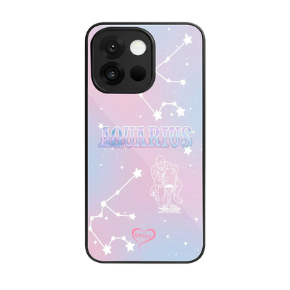 Aquarius Aura back phone cover | glass case for oneplus 13s