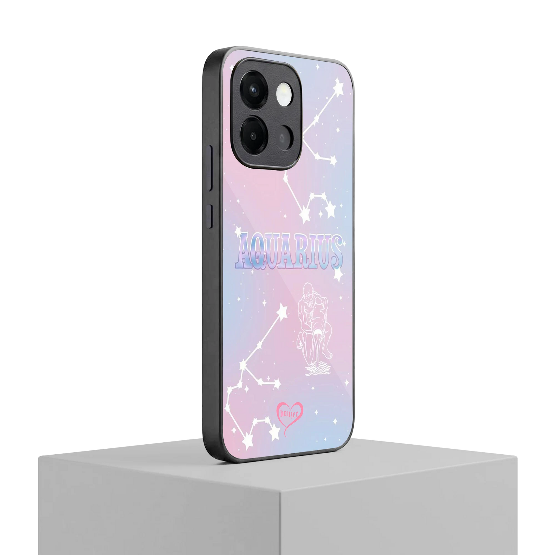 Aquarius Aura oneplus 13s mobile cover | shockproof glass phone case
