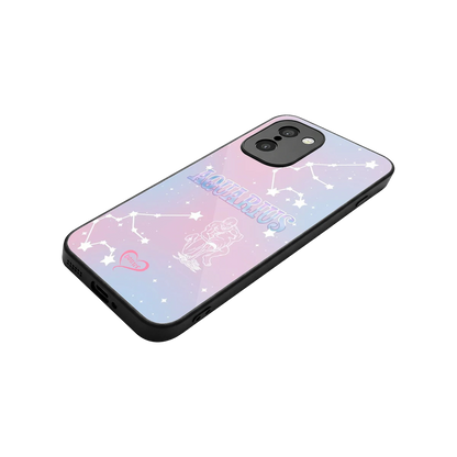 Aquarius Aura stylish phone case for oneplus 15r | glossy glass and slim fit