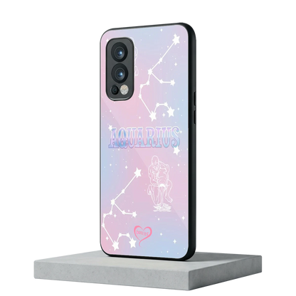 Aquarius Aura oneplus nord 2 mobile cover | shockproof glass phone case