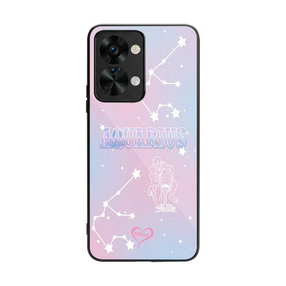 Aquarius Aura back phone cover | glass case for oneplus nord 2t