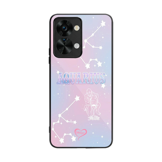Aquarius Aura back phone cover | glass case for oneplus nord 2t