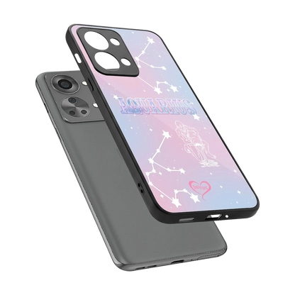 Aquarius Aura sleek oneplus nord 2t cover with tempered glass back and TPU edges