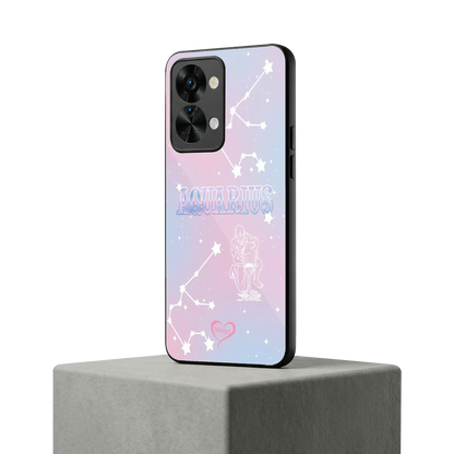 Aquarius Aura oneplus nord 2t mobile cover | shockproof glass phone case