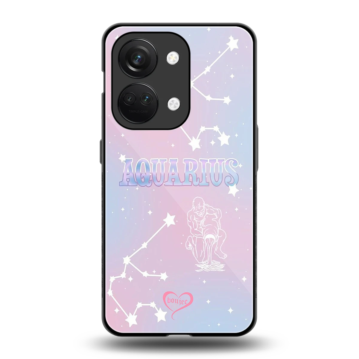 Aquarius Aura back phone cover | glass case for oneplus nord 3
