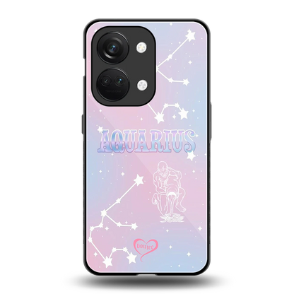 Aquarius Aura back phone cover | glass case for oneplus nord 3