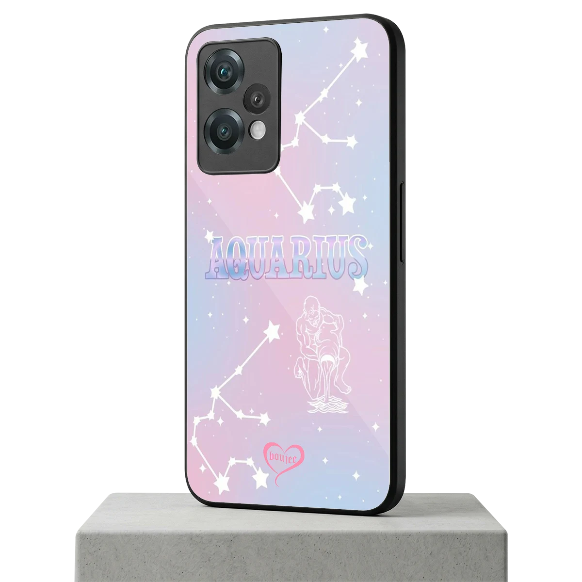 Aquarius Aura oneplus nord ce 2 lite mobile cover | shockproof glass phone case