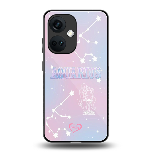 Aquarius Aura back phone cover | glass case for oneplus nord ce 3