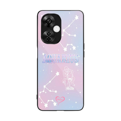 Aquarius Aura back phone cover | glass case for oneplus nord ce 3 lite