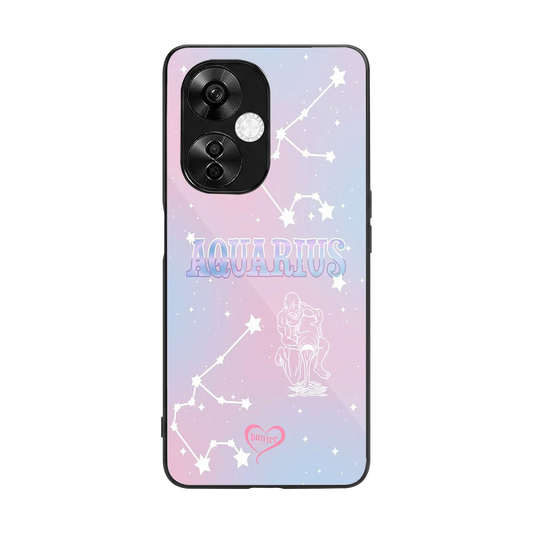 Aquarius Aura back phone cover | glass case for oneplus nord ce 3 lite