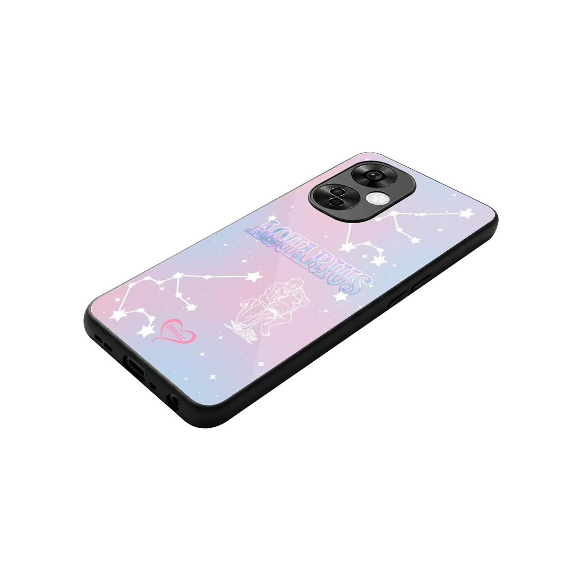 Aquarius Aura stylish phone case for oneplus nord ce 3 lite | glossy glass and slim fit