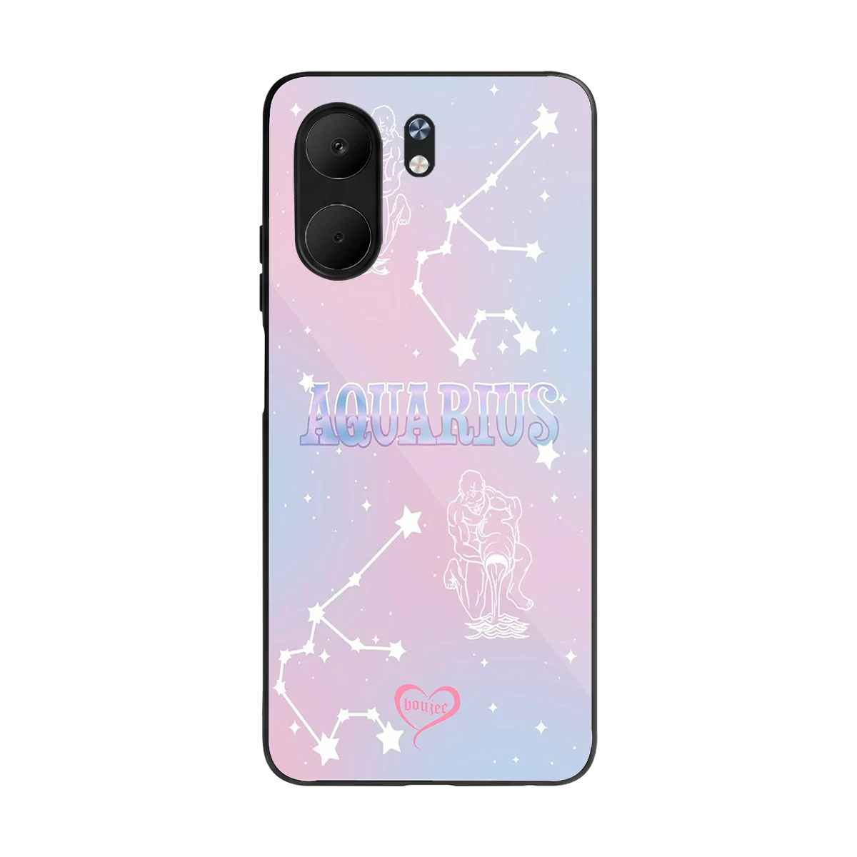 Aquarius Aura back phone cover | glass case for oppo a5x 5g