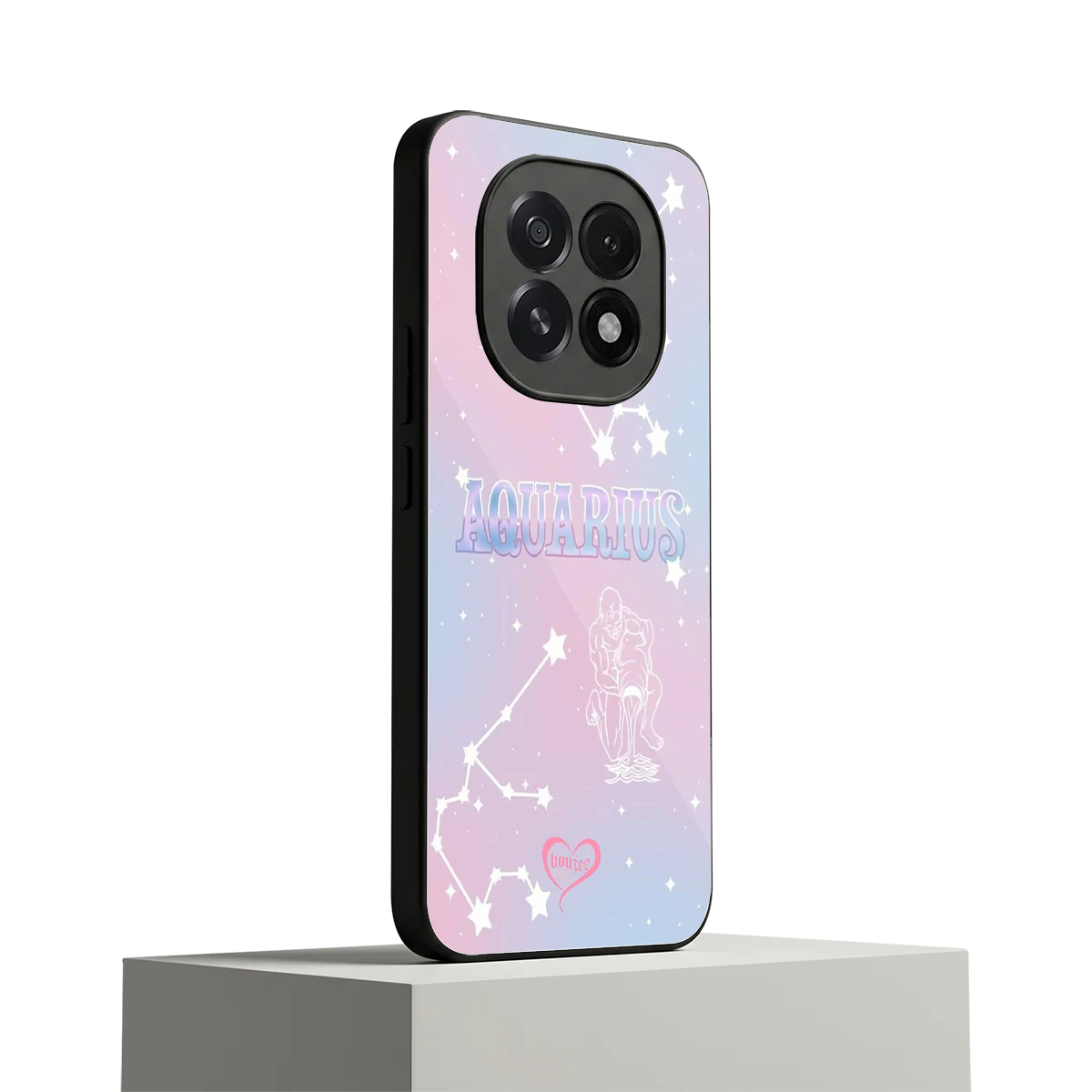 Aquarius Aura oppo f29 5g mobile cover | shockproof glass phone case
