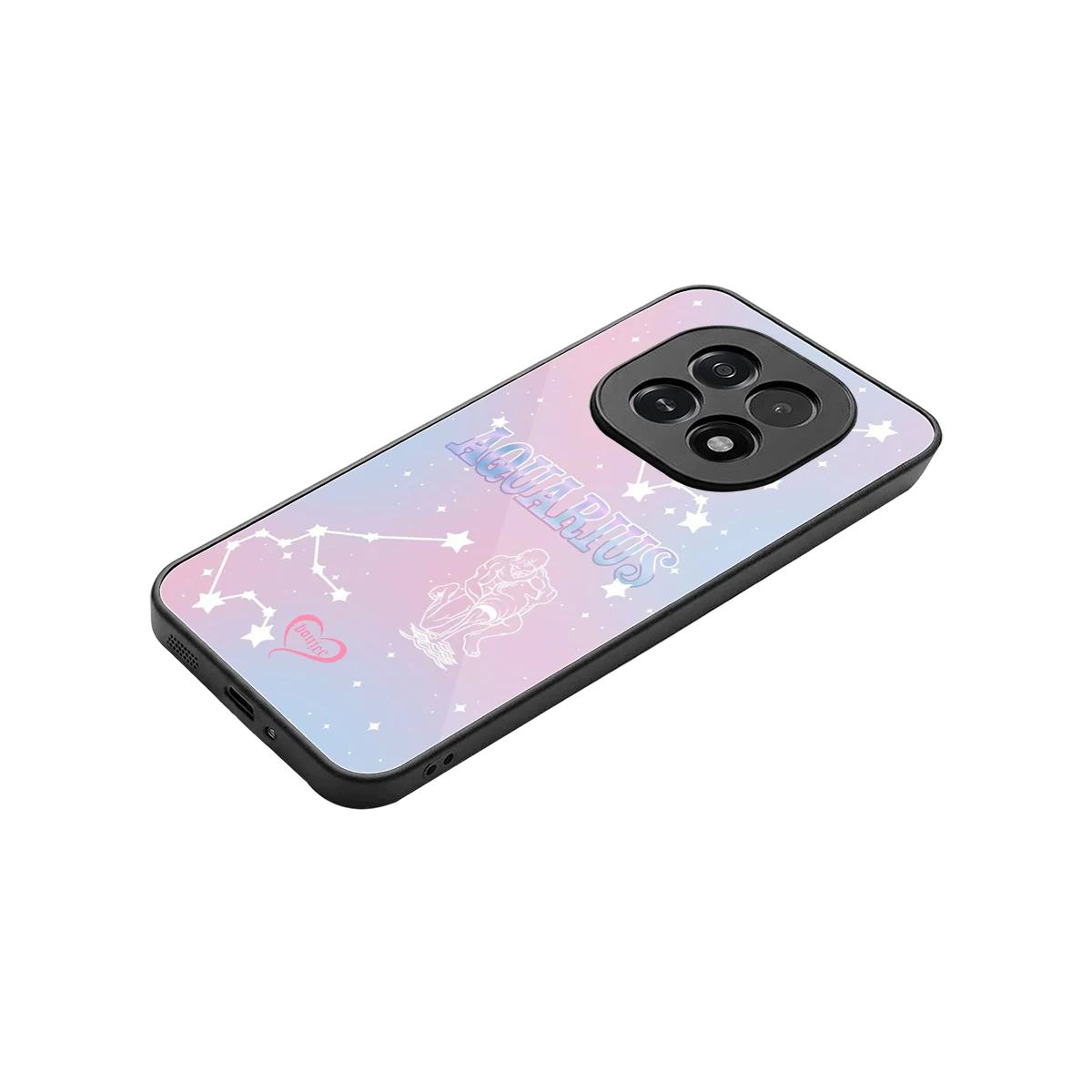 Aquarius Aura stylish phone case for oppo f29 5g | glossy glass and slim fit