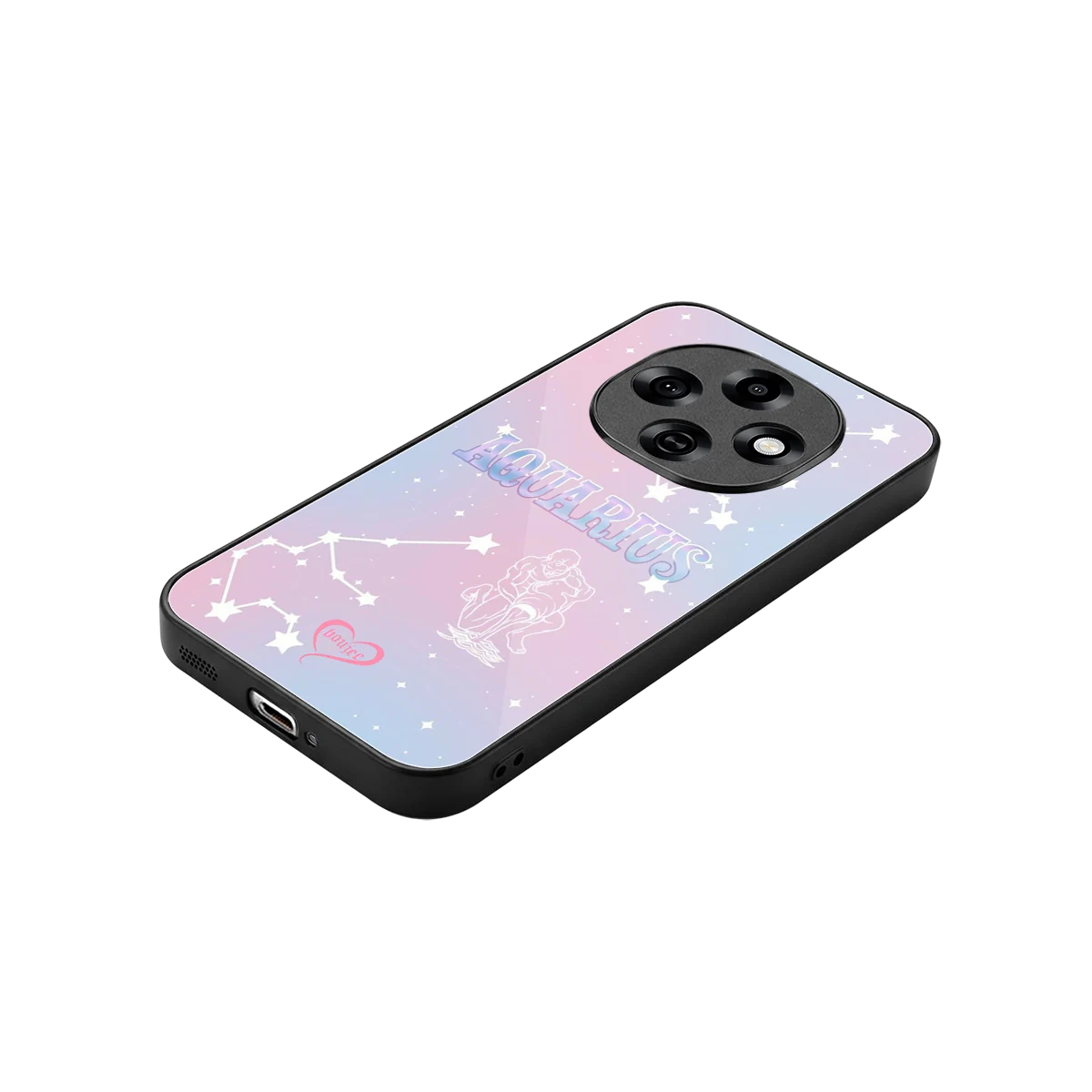 Aquarius Aura stylish phone case for oppo f31 pro 5g | glossy glass and slim fit