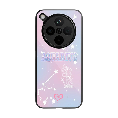 Aquarius Aura back phone cover | glass case for oppo find x8