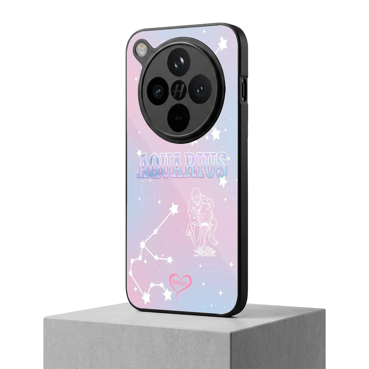 Aquarius Aura oppo find x8 mobile cover | shockproof glass phone case