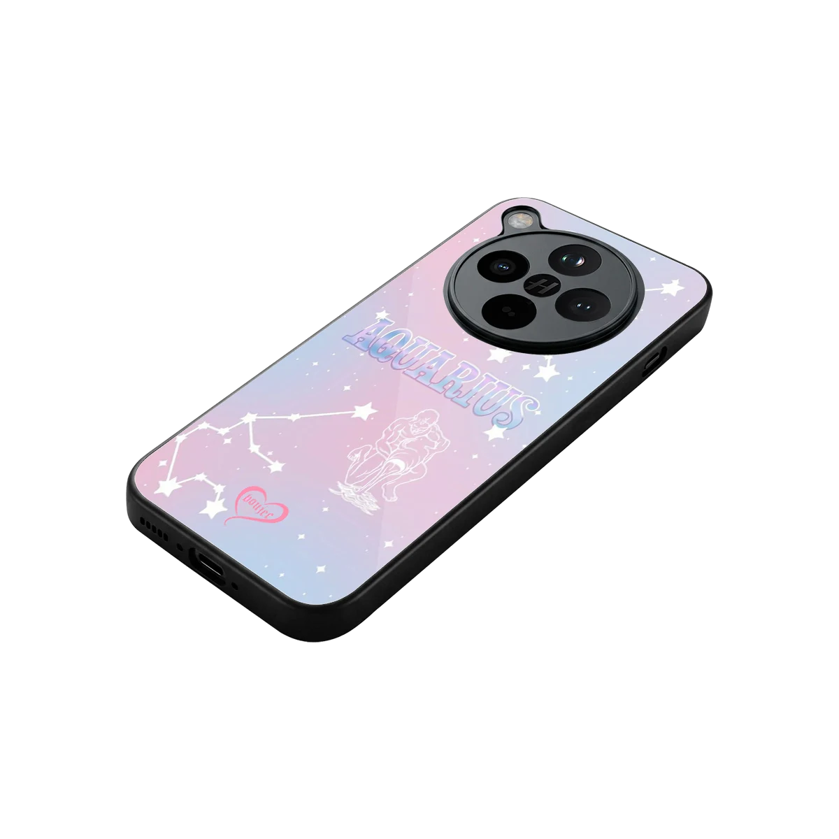 Aquarius Aura stylish phone case for oppo find x8 | glossy glass and slim fit