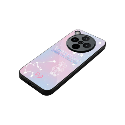 Aquarius Aura stylish phone case for oppo find x8 | glossy glass and slim fit