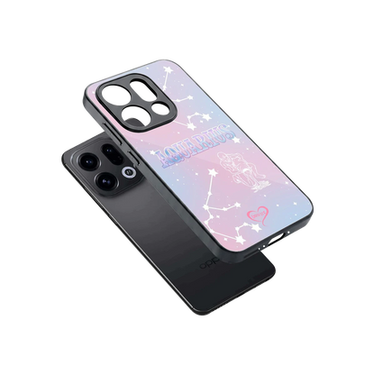 Aquarius Aura sleek oppo find x9 cover with tempered glass back and TPU edges