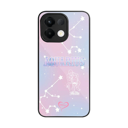 Aquarius Aura back phone cover | glass case for oppo k13 5g