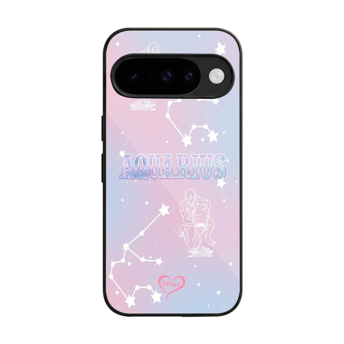 Aquarius Aura back phone cover | glass case for google pixel 10
