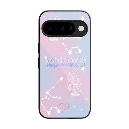 Aquarius Aura back phone cover | glass case for google pixel 10