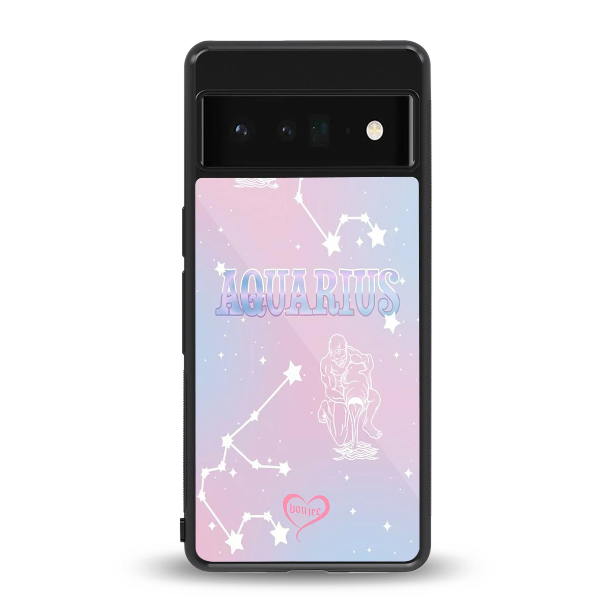 Aquarius Aura back phone cover | glass case for google pixel 6 pro