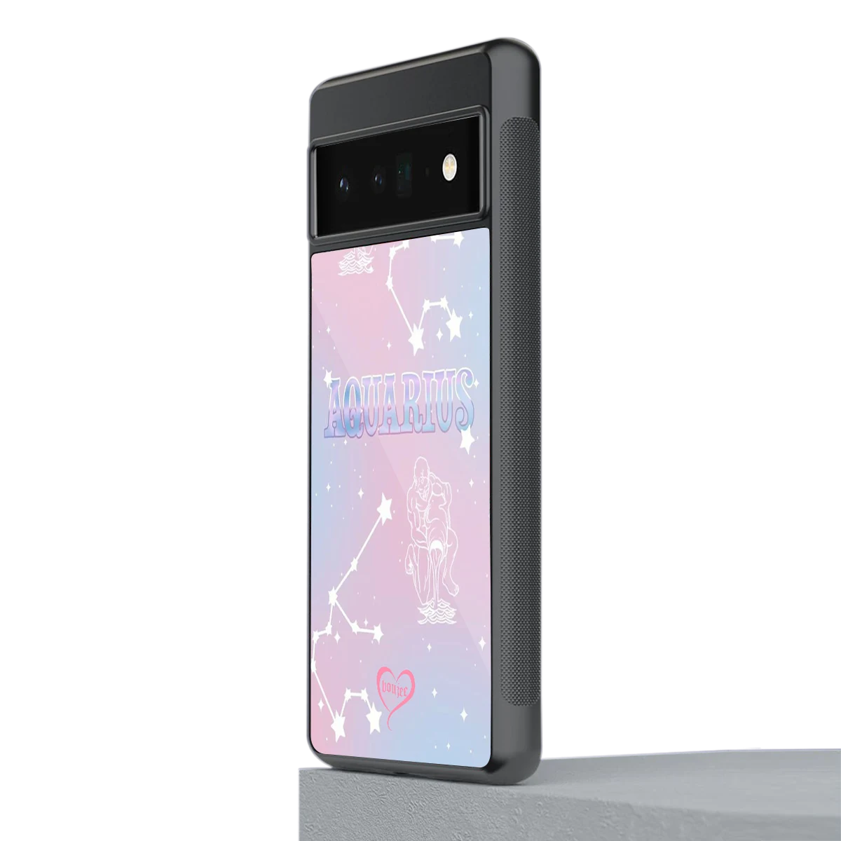 Aquarius Aura stylish phone case for google pixel 6 pro | glossy glass and slim fit