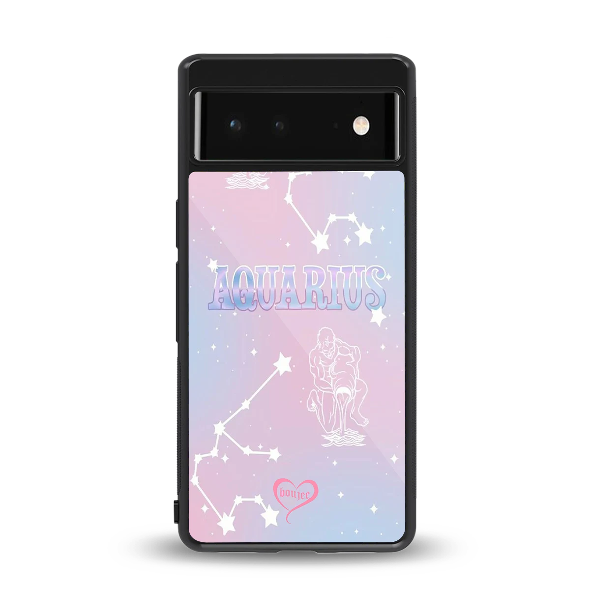 Aquarius Aura back phone cover | glass case for google pixel 6