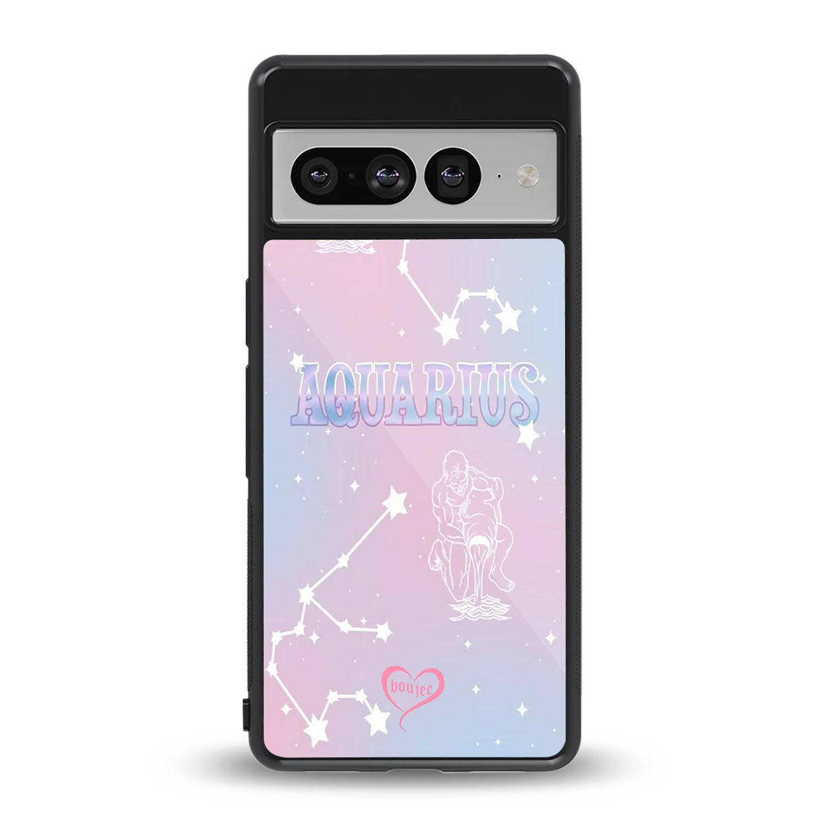 Aquarius Aura back phone cover | glass case for google pixel 7 pro