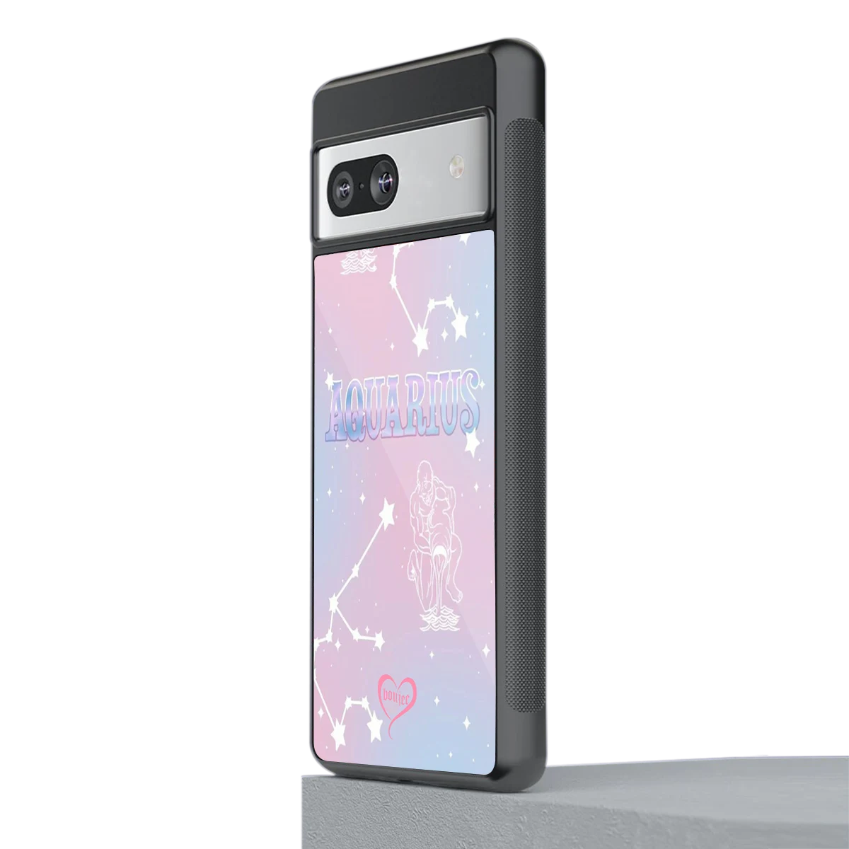 Aquarius Aura stylish phone case for google pixel 7 | glossy glass and slim fit