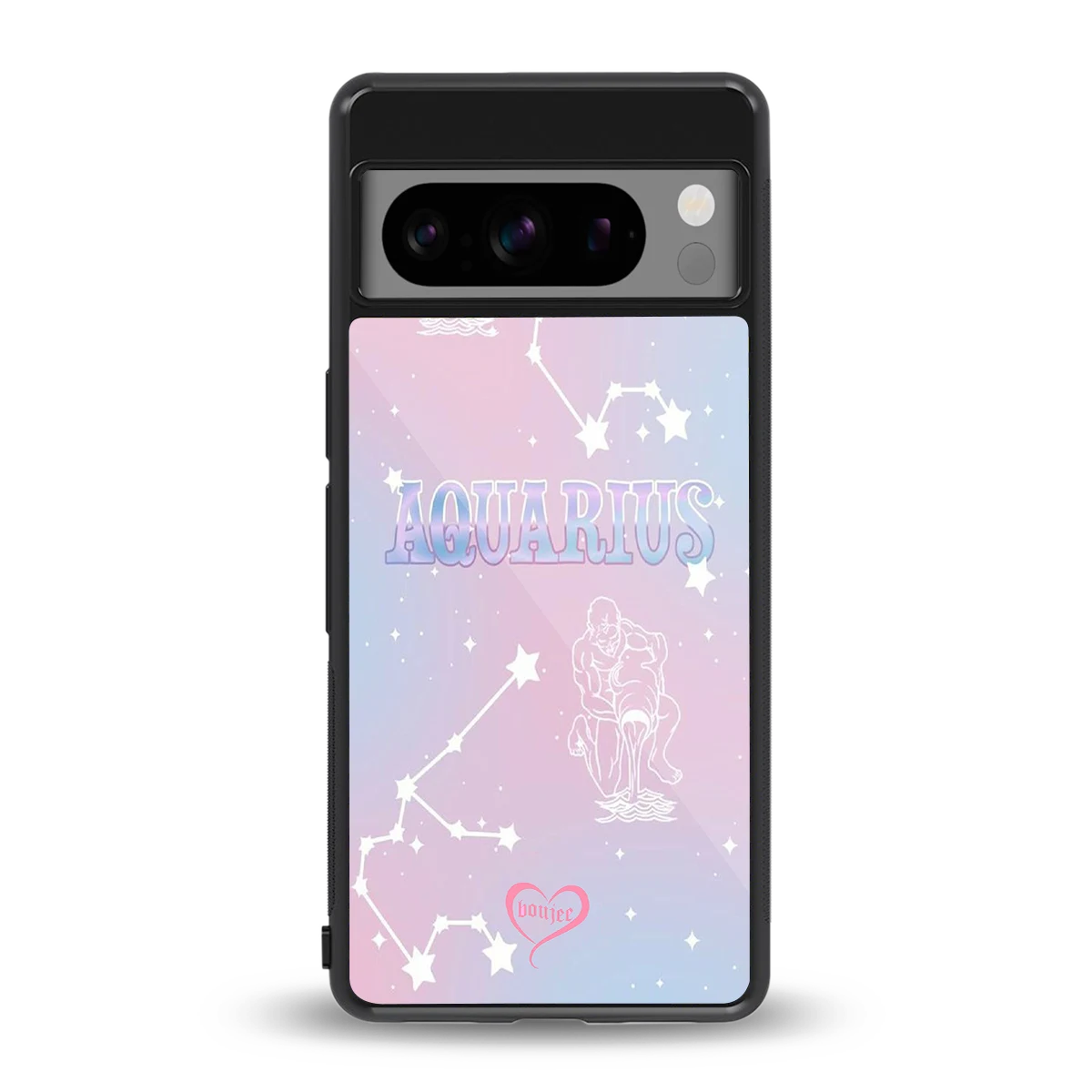 Aquarius Aura back phone cover | glass case for google pixel 8 pro