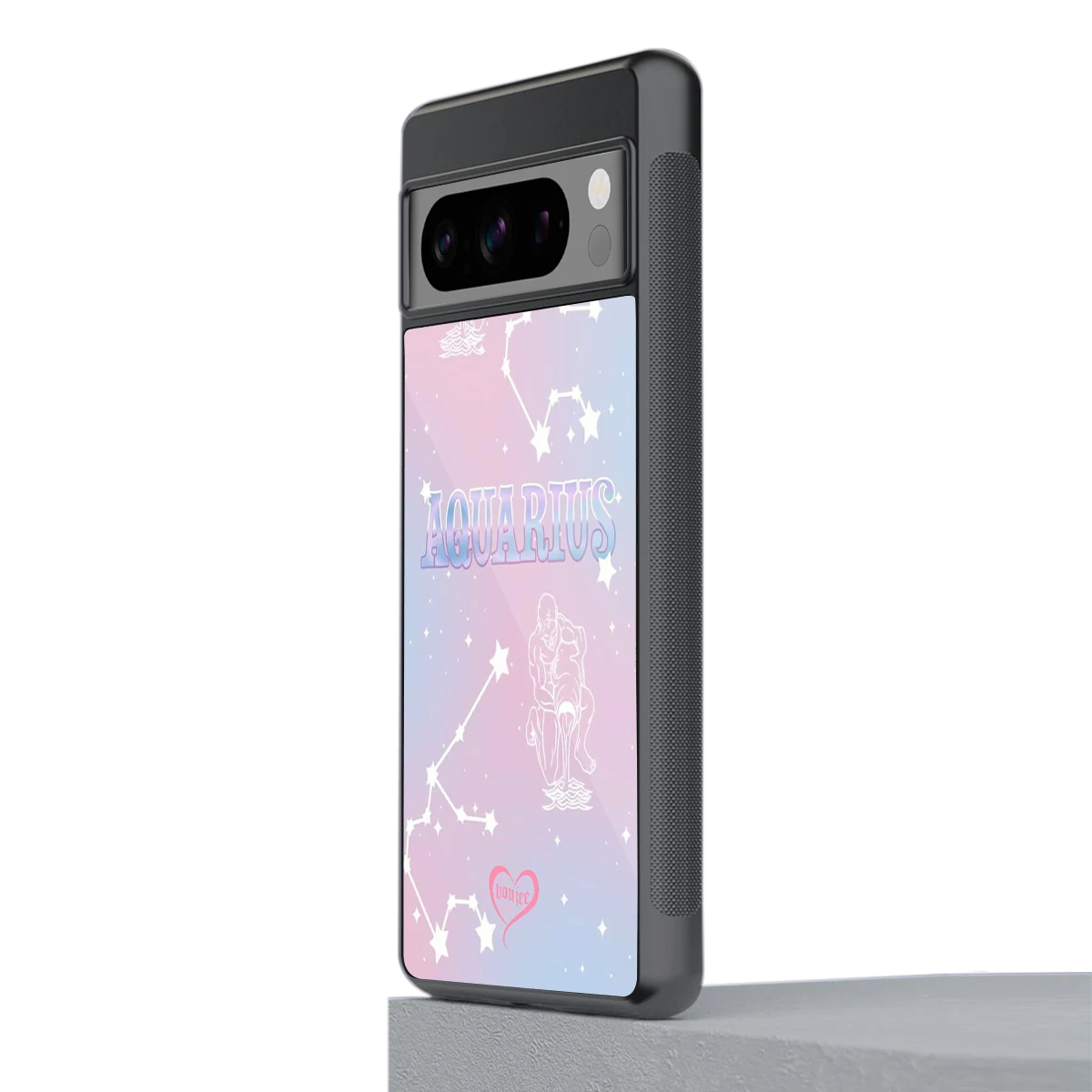 Aquarius Aura stylish phone case for google pixel 8 pro | glossy glass and slim fit