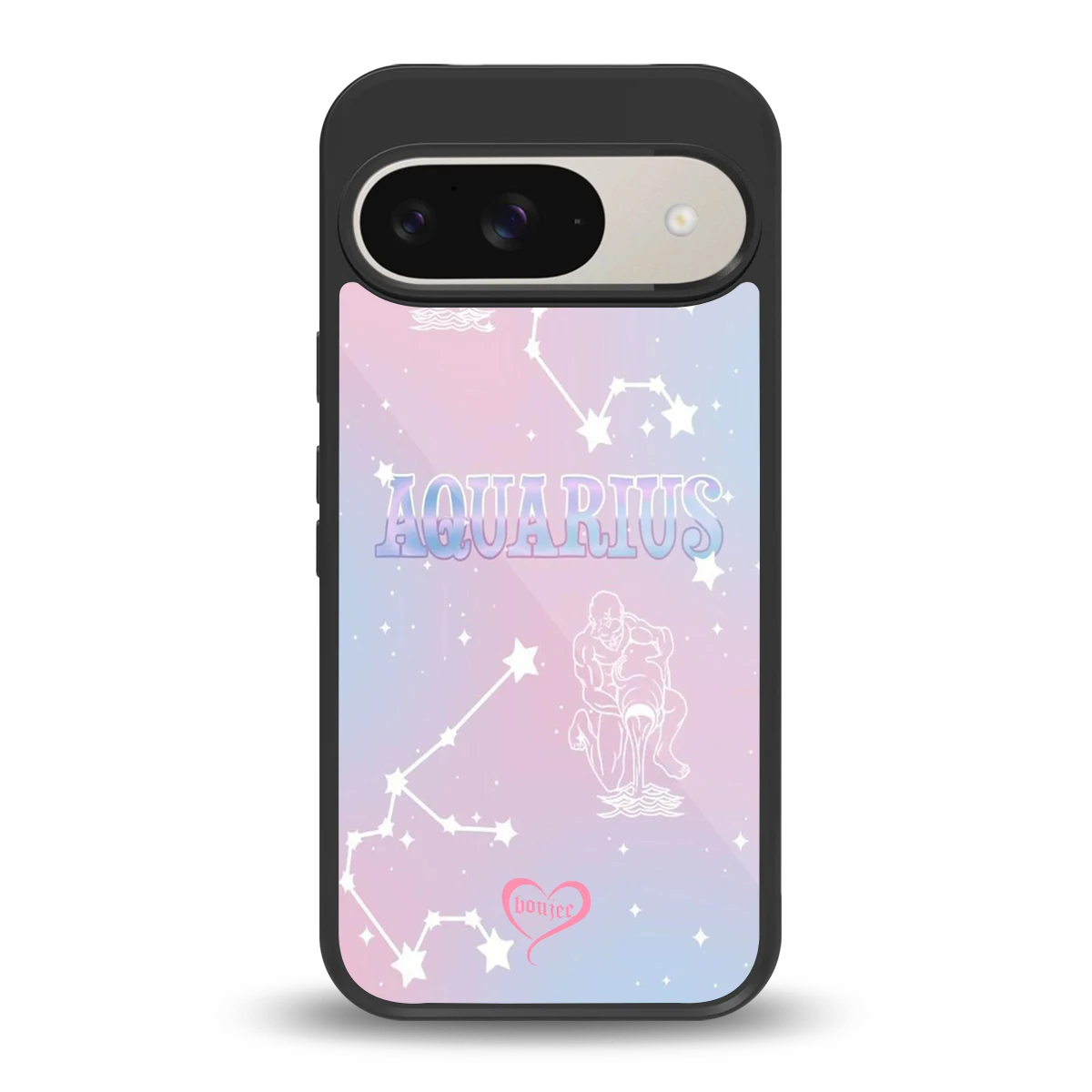Aquarius Aura back phone cover | glass case for google pixel 9