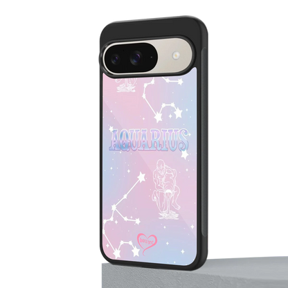 Aquarius Aura google pixel 9 mobile cover | shockproof glass phone case
