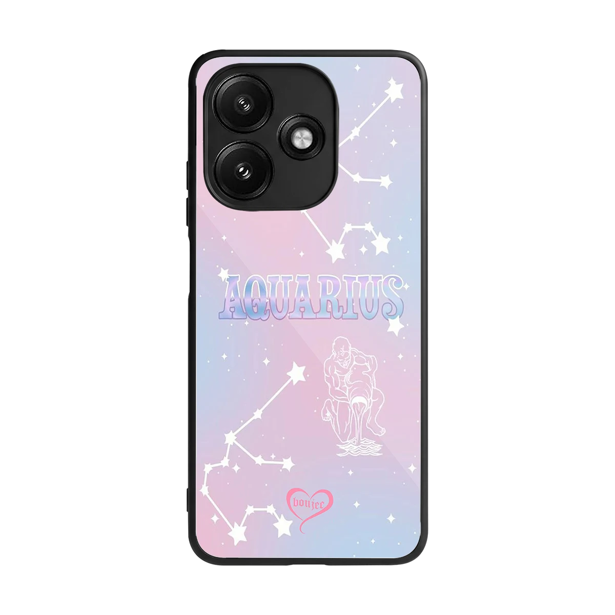 Aquarius Aura back phone cover | glass case for redmi 12 5g